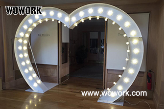 wedding arch-turbo bulb-2.4m*3.7m